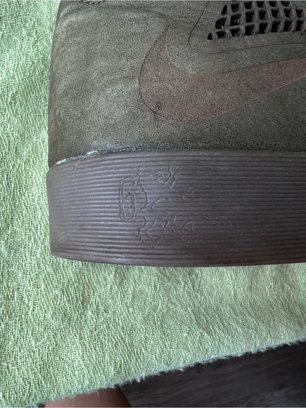 Nike LeBron X NSW Lifestyle Dark Loden. Olive Green. Size 10